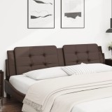 vidaXL Pernă pentru tăblie pat, maro, 200 cm, piele artificială