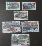 Seria Completă Cehoslovacia 1963 - Nave Maritime, Flotă, Șantier Naval, 6v, Neștampilată -A333