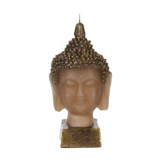 Lumanare decorativa 3D Buddha, 9 x 8 x 18 cm, parafina, ardere 40 minute