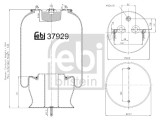 FEBI BILSTEIN 37929 Burduf, suspensie pneumatica