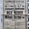 HST PM26 Afiș concert simfonic Filarmonica Botoșani 1957