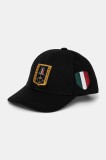 Aeronautica Militare șapcă de baseball din bumbac culoarea negru, cu imprimeu