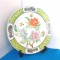 Farfurie portelan famille rose 3 cca 1880-1920 pictura manuala - marcaj Qianlong