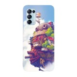Husa compatibila cu Oppo A54 5G model Anime Howl&amp;#039;s Moving Castle, Silicon, TPU, Viceversa, Transparent, Carcasa