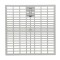 Gratar camin monolitic cu maner, polipropilena, 550 x 550 mm