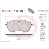 Placute frana Vw Amarok (2ha) 09.10-, Fata, BREMBO