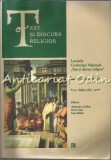 Cumpara ieftin Text Si Discurs Religios Nr. 3/2011 - Iasi, 12-13 Noiembrie 2010