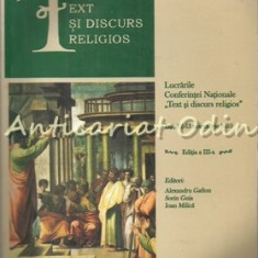 Text Si Discurs Religios Nr. 3/2011 - Iasi, 12-13 Noiembrie 2010