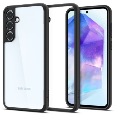Husa pentru Samsung Galaxy A55 5G - Spigen Ultra Hybrid - Matte Black foto