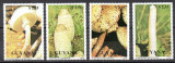 GUYANA 1990, Ciuperci, serie neuzata, MNH, Flora, Nestampilat