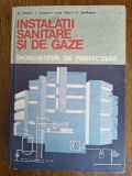 Indrumator de proiectare, Instalatii sanitare si de gaze - St. Vintila, 1987 , stare buna / R6P3S