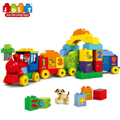 Set de constructie educativ JDLT 123 - 65piese - tip lego foto