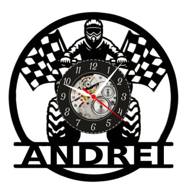 ATV-ceas de perete (personalizabil) foto