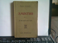 AMINTIRI - RADU ROSETTI VOL.I foto