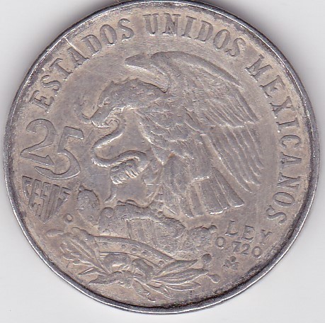 Mexic 25 Pesos 1968