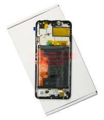 LCD+Touchscreen cu Rama Huawei P Smart 2021 BLACK Original Service Pack