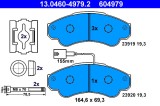 ATE 13.0460-4979.2 set placute frana,frana disc