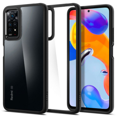 Husa Spigen Hybrid Xiaomi Redmi Note 11 Pro Negru foto