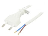 Cablu Alimentare Alb 1,5m 2,5A 250V, Goobay