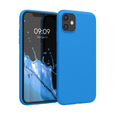 Husa pentru Apple iPhone 11, Silicon, Albastru, 49787.157, kwmobile foto