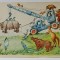 DESEN UMORISTIC , CARTE POSTALA TIPARITA IN U.R.S.S. , ANII &#039;50