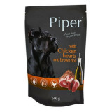 Cumpara ieftin Piper Adult Dog, Inimi De Pui Si Orez Brun, 500 g