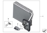 Evaporator BMW Seria 5 G30 23, 6 Gt, 7 G11, 8, motor: 2.0 d, 2.0 h, 2.0 T, 245x290x50, SRLine, miez si rezervor din aluminiu brazat, 64119361708;