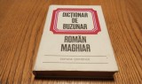 DICTIONAR DE BUZUNAR ROMAN-MAGHIAR - Bela Kelemen - Stiintifica, 1971, 381 p.