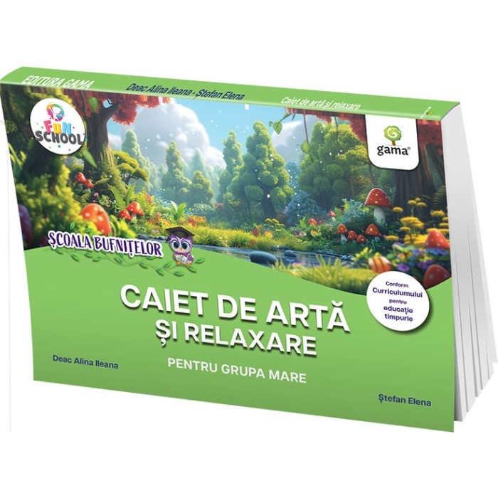 Caiet de arta si relaxare pentru grupa mare
