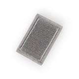 Petic textil termoadeziv pentru haine Crisalida, 2,3 x 3,3 cm, Gri deschis