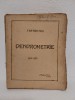 Dendrometrie, 1920-1921, P. Antonescu, S. Predescu Fane student