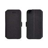 Husa Flip Carte Neagra Huawei Shot X, Protectie Premium