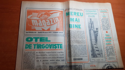 magazin 26 ianuarie 1974- box-joe frazier-cassius clay si otelul de targoviste foto