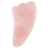 Piatra gua sha din cuart roz pentru masaj - 98cm model 5