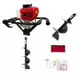 Motoburghiu - Foreza Pamant - BRILLO F4200 - Putere 5.7 CP, 8000 RPM, 52CC + 2 burghie 100 si 200 mm