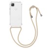 Husa pentru Google Pixel 4a, Silicon, Transparent, 52757.21, Textil, Carcasa, Kwmobile