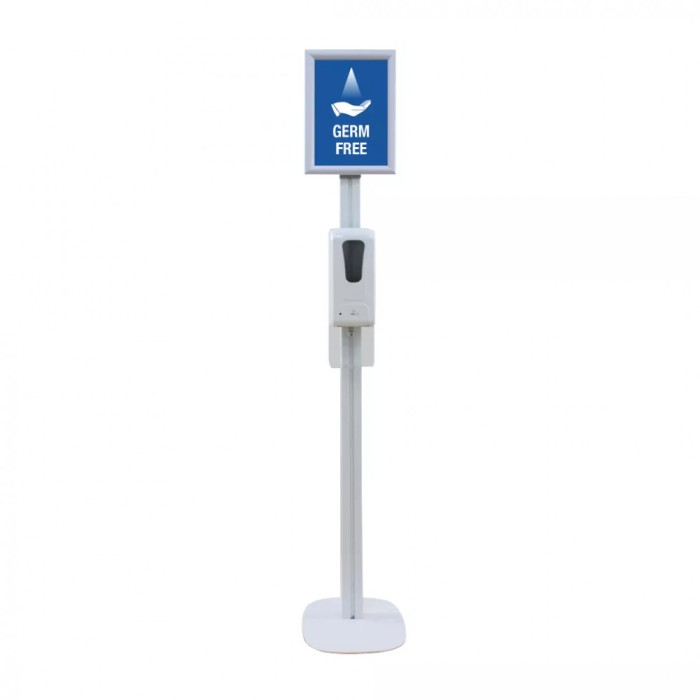 Dispenser automat pentru dezinfectanți, tip Stand, cu senzori, FM-24