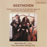 Ludwig van Beethoven, Nelly Ben-Or - Piano Quartet In E Flat Major, Op.16 / Serenade In D Major, Op.8, CD