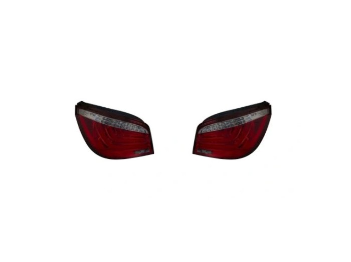 Stop spate, lampa Bmw Seria 5 (E60), 04.2007-06.2010, model: Sedan, tuning, montare spate, stanga+dreapta, LED; lucas alb, rosu, fumuriu, transparent