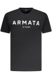 Cumpara ieftin Armati Di Mare Tricou barbati din bumbac cu imprimeu text, negru (Marime: S)