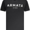 Armati Di Mare Tricou barbati din bumbac cu imprimeu text, negru, S