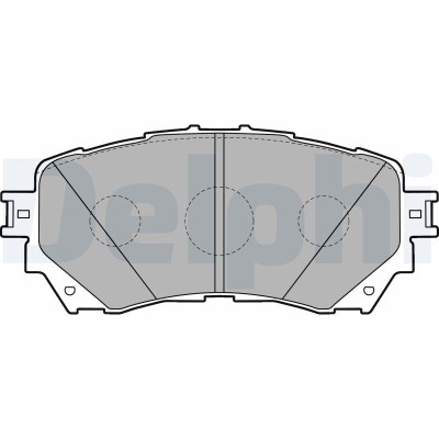 DELPHI LP2487 set placute frana,frana disc foto