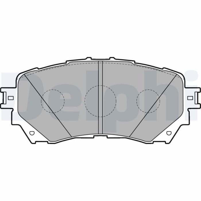 DELPHI LP2487 set placute frana,frana disc