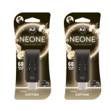 Cumpara ieftin Pachet 2 x odorizant auto grila ventilatie Puf-Puf K2 Neone Cotton (Unisex)
