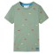 Tricou pentru copii cu maneci scurte, kaki, 140