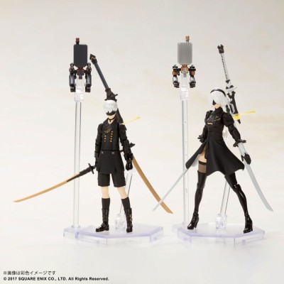 NieR Automata Action Figures Plastic Model Kit 2B &amp;amp; 9S 7 cm foto