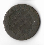 Moneda 5 centimes 1798 A - Franta