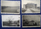 Lot 13 fotografii anii 1940: Tiraspol Teatrul, Cetăți la Nistru, etc., Alb-Negru, Europa, Cladiri