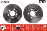 Disc frana VW FOX (5Z1, 5Z3) (2003 - 2016) TRW DF4253