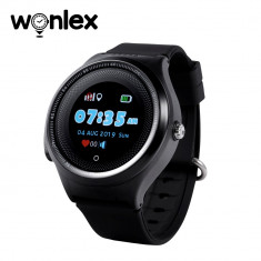 Ceas Smartwatch Pentru Copii Wonlex KT06 cu Functie Telefon, Localizare GPS, Apel Monitorizare, Pedometru, SOS, Negru foto